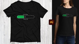 T-Shirt Design in Illustrator (Shorts) - تصميم تيشرت داخل إليستراتور