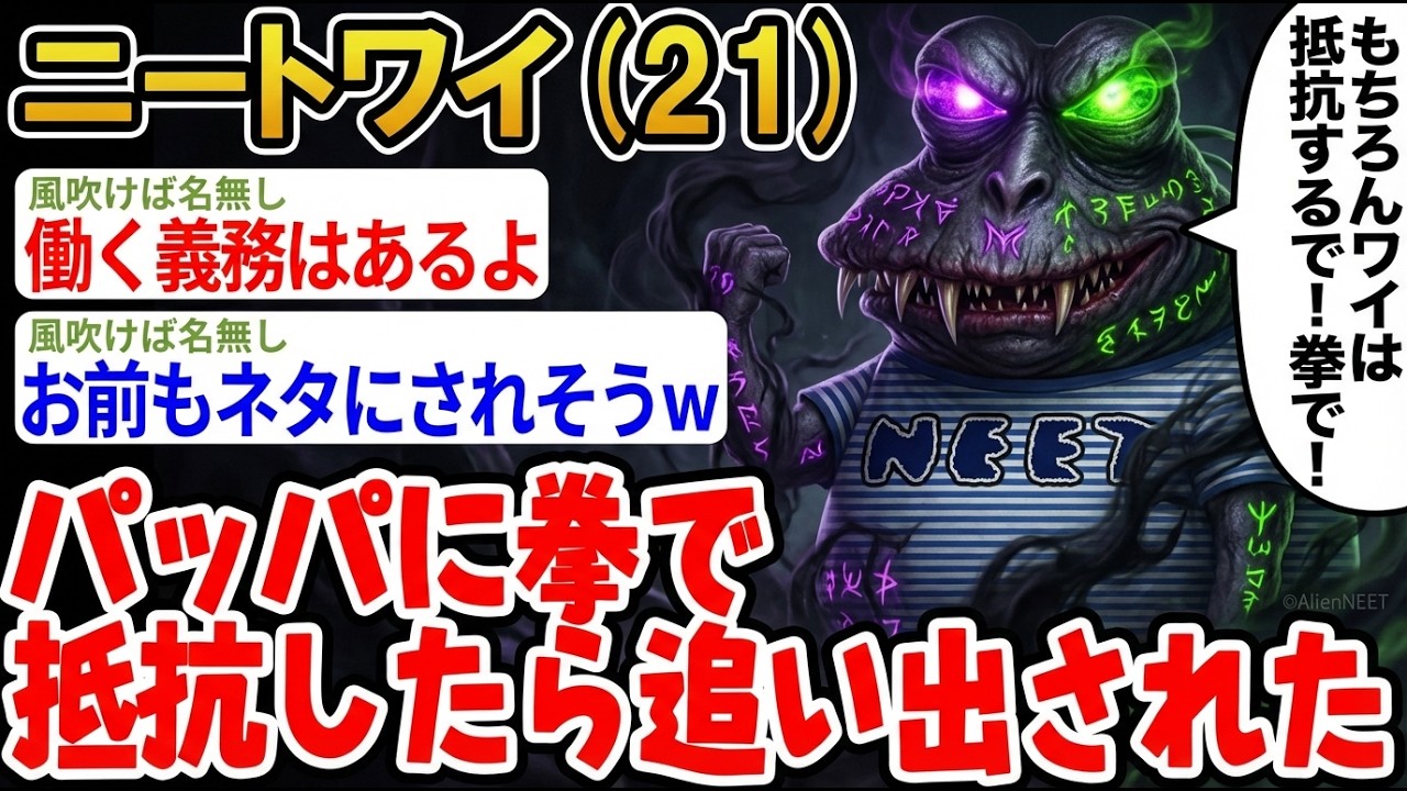 【アホの殿堂】 「なんで？ワイが働く義務あるん？」→結果wwww  【2ch爆笑スレ】