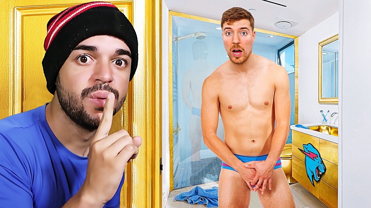 Invadindo Casas de YouTubers de $ 1 vs $ 100.000.000! | React
