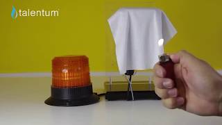 Fast flame detection for dusty environments - 15 second demo