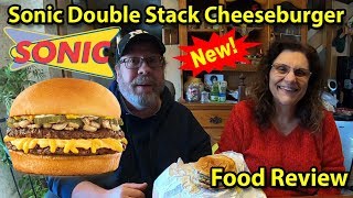 Sonic® | SuperSONIC Double Stack Cheeseburger 🍔🧀| Taste Test & Review | JKMCraveTV