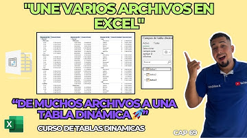 Cómo Unir Múltiples Archivos con Tablas Dinámicas desde Power Query en Excel Cap 69 #sepamosexcel