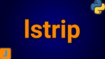 Python String lstrip