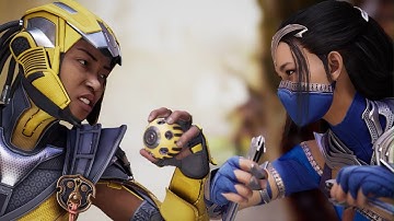 Mortal Kombat 1 - Cyrax vs Kitana | All Intro/Interaction Dialogues