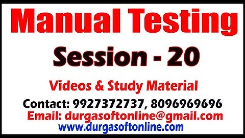 Manual Testing | Session - 20 | STLC-Test Case Template n Test Execution |By Mahesh Sir