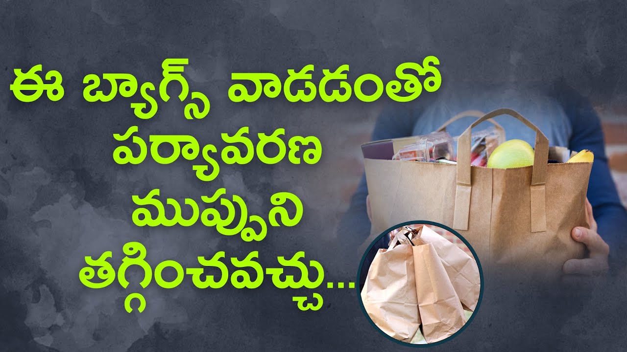 Paper Bag Benefits Paper Bag Day Special Video July12 తెలుగు TV YouTube