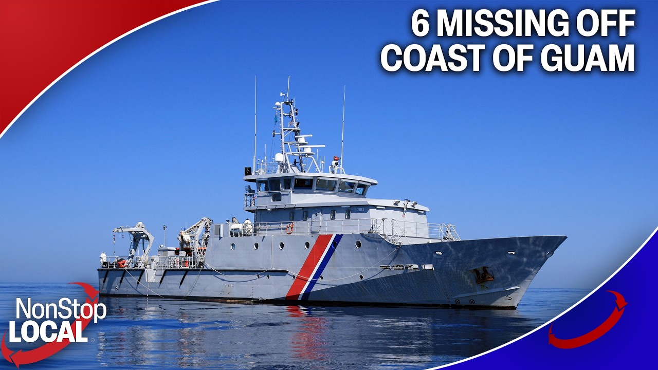Coast Guard searching for 6 missing people off the coast of Guam - YouTube