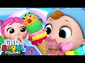 Compilation Cartoni Animati Per Bambini | La canzone del gelato | Little Angel Italiano