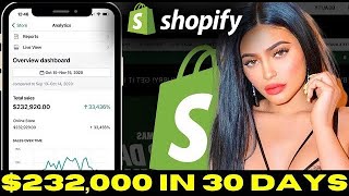 $0 - $230K IN LESS THAN 30 DAYS - BRANDED SHOPIFY E-COMMERCE DROPSHIPPING