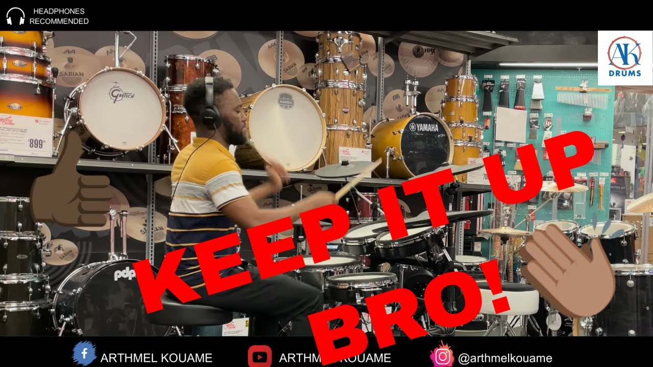 FDT "KEEP UP" DRUM COVER || ARTHMEL KOUAME