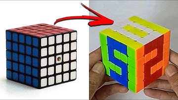 THE MOST DIFFICULT PATTERN 520 ON THE HUGE RUBIK’S CUBE 5x5 | Tutorial to solve