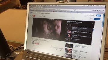 PowerBook G4 1,67ghz how YouTube works with a PowerPC G4