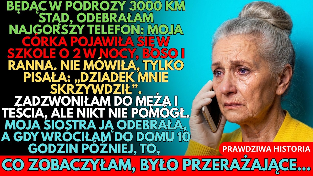 DYREKTOR ZADZWONIŁ O 2 RANO: „CÓRKA JEST TU BOSO”. TO, CO POKAZAŁA SIOSTRA, SPARALIŻOWAŁO MNIE!