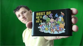 Китайские картриджи для сеги 196 в 1 Best of '80 & '90 Sega Game Collection