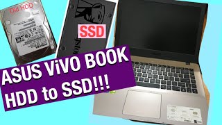 ASUS X442u SSD upgrade #asus #hddtossd #ryansdiy
