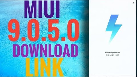 MIUI 9.0.5.0 Global Stable Update for  REDMI NOTE 4 Download link.