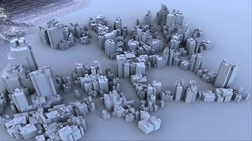 3D Animation Video Blender Different Simulation