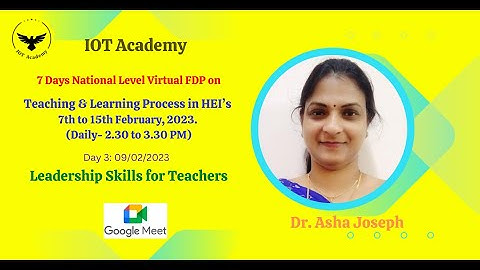 7 Days National Level FDP on Teaching & Learning Process in HEI’s 2023 02 09 14 31 GMT+5 30