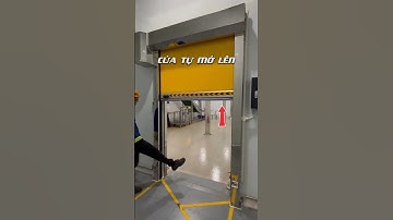 2 Loại cảm biến an toàn của cửa cuốn nhanh PVC MECI #shorts