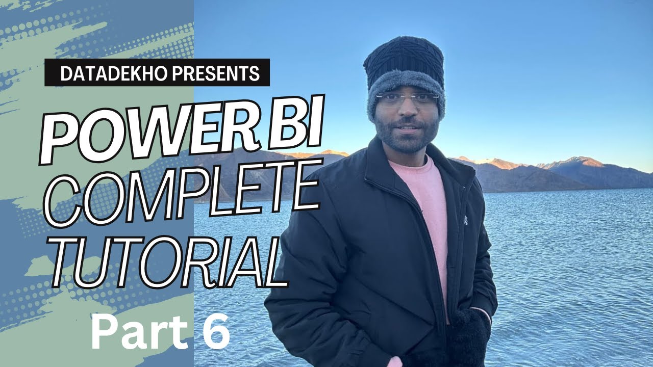 Power BI tutorial for Beginners 6| Power BI Dashboard Project in ...