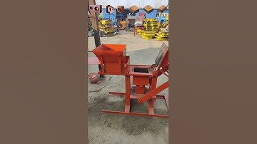 hand press easy operation soil interlocking brick making machine QMR2-40   #construction