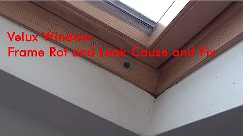Fixa läckande Velux-fönster och ramröta