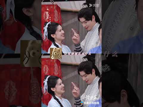 胡一天张婧仪片场趣味互动 | YOUKU COSTUME #惜花芷 #BlossomsInAdversity #胡一天 #张婧仪 #shorts #优酷 #youku