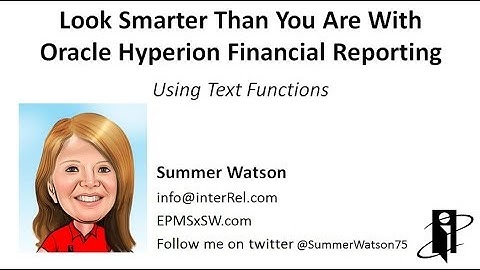 Using Text Functions in FR