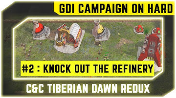 Command & Conquer Tiberian Dawn Redux - GDI Mission 2 - Knock out the Refinery [1080p]