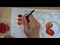 Color mixing chart instructions