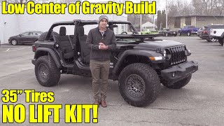 35 Inch Tires, No Lift! 2020 Jeep Wrangler JL Sport! Review! How to Buy!