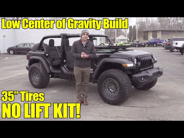 35 Inch Tires, No Lift! 2020 Jeep Wrangler JL Sport! Review! How to Buy! -  YouTube