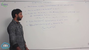 Binomial Theorem for Rational index || Theorem for Binomial expansion 1 || Disk Telangana