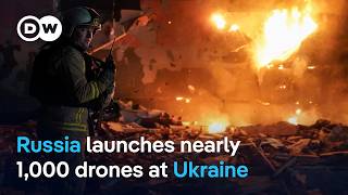 Ukraine Several Killed In One Of The Largest Aerial Onslaughts In Four Years Dw News