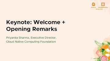 Keynote: Welcome + Opening Remarks - Priyanka Sharma, Executive Director, CNCF