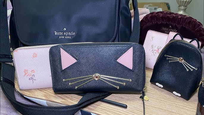 Kate Spade Shopping Unboxing and Review Staci Dual Zip Around