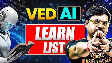 🔥 Ask Anything, Learn Everything | Ved AI Learn List | JEE Mains 2026 | Harsh Sir