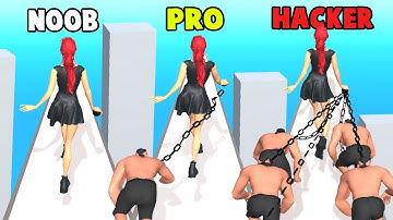 NOOB vs PRO vs HACKER in Throw Man 3D