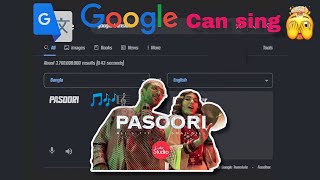Google translate sing PASOORI 😂 || Ringtone S
