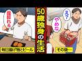 【漫画】仕事終わりの揚げ物とビールが辞められない50歳の生活。【メシのタネ】