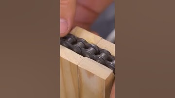 make hinge using chain #tricks #hacks #diy #woodworks #shorts