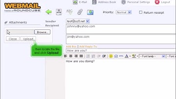 7) How to write an email message in RoundCube by Gecko Websites