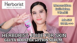 Review Herborist Juice For Skin Gluta Booster Lotion Serum | Mixed Berries & Taro | Silvi Kurnia A