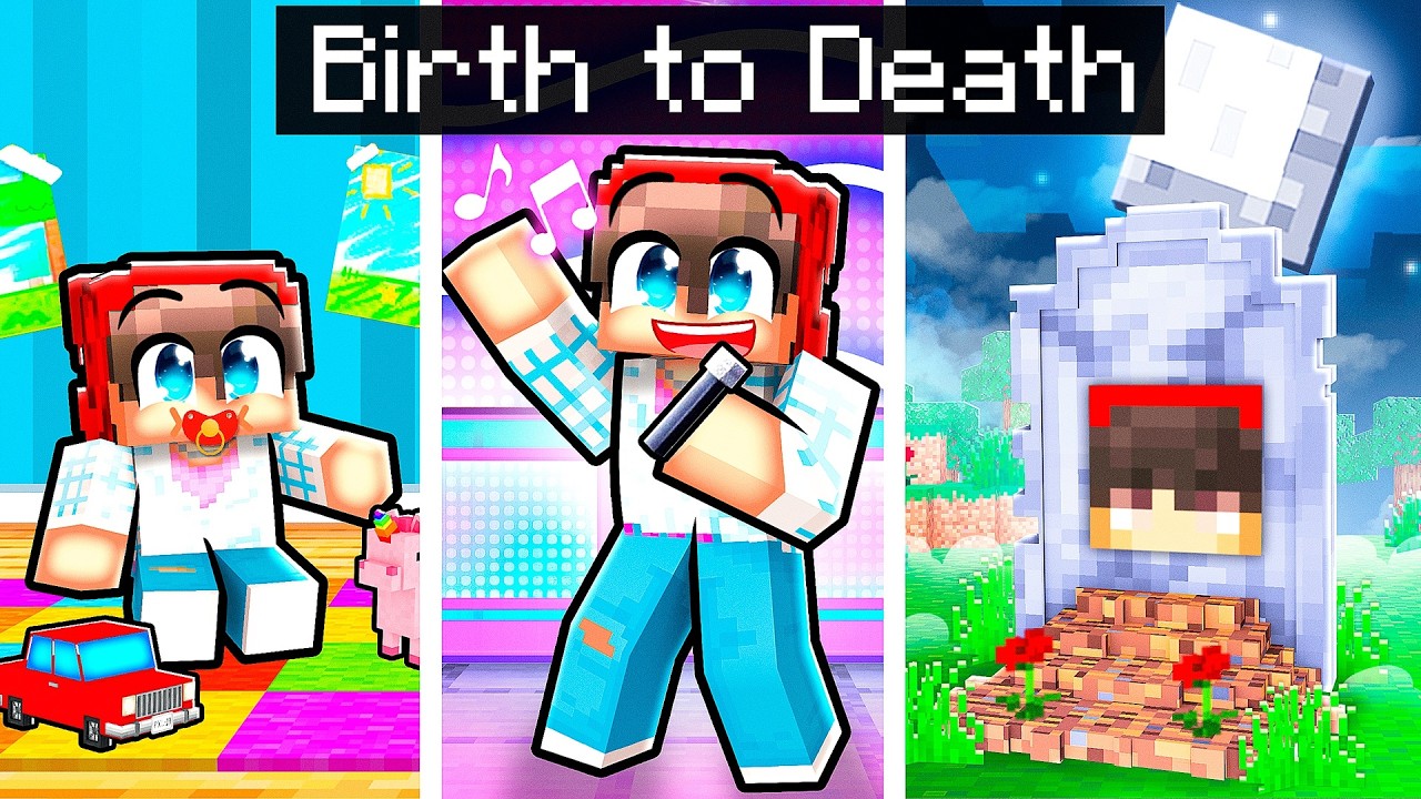 BIRTH to DEATH of a KPOP DEMON HUNTER in Minecraft!
