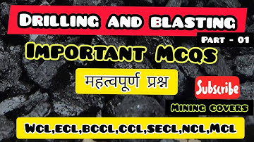 Blasting and Drilling Important MCQ questions for All mining exams