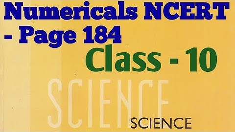 NCERT Question Page 184 || Class 10 Science Physics || Numericals In Physics || The Universe - XRoad