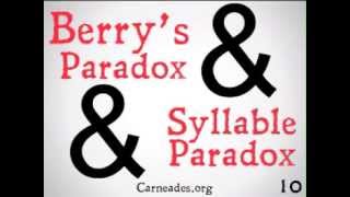 Berry S Paradox Youtube Berry S Paradox Youtube