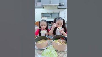 Bữa sáng hôm này của nhà Su Full topping ngọt ngào ngon không thể tả! #Omachi #Omachinaucungtopping