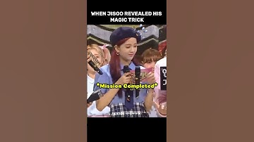 Jisoo revealed his Magic Secret 🤯 #blackpink #jisoo #shorts