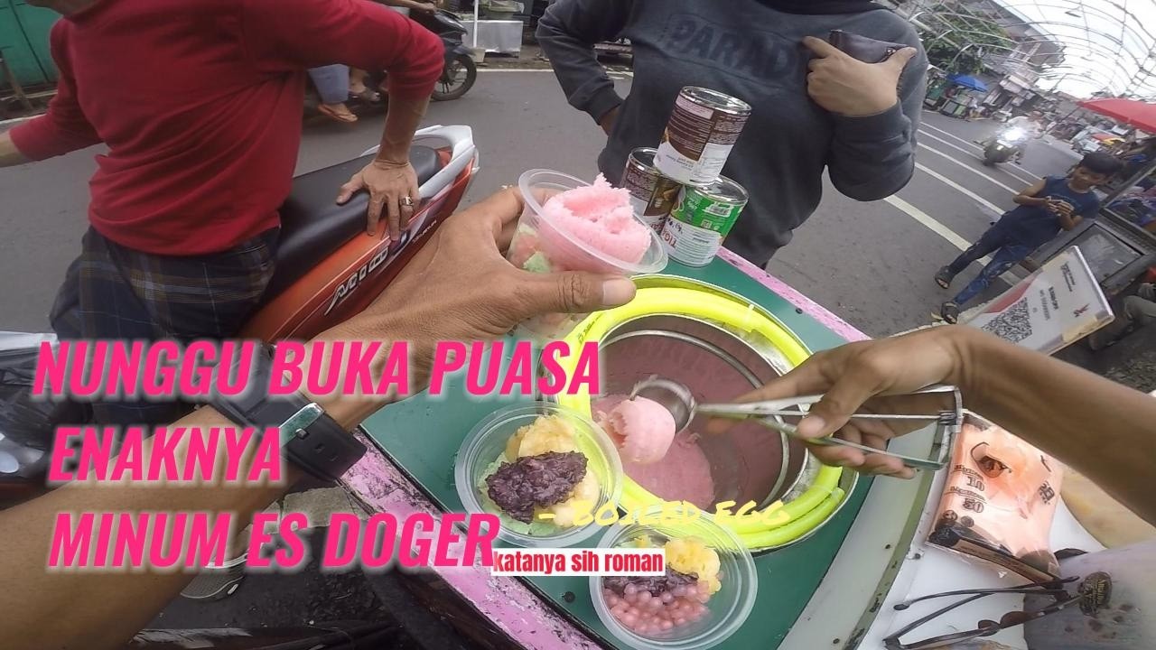 MASIH FOKUS JUALAN ES DOGER DI BULAN PUASA #icecream #esdoger #esdawetseger #carabikinesdoger #esdog